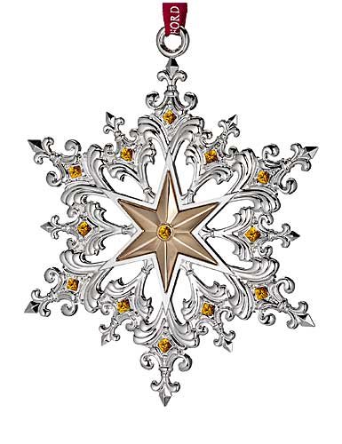 Waterford Silver 2014 Annual Snowflake Ornament