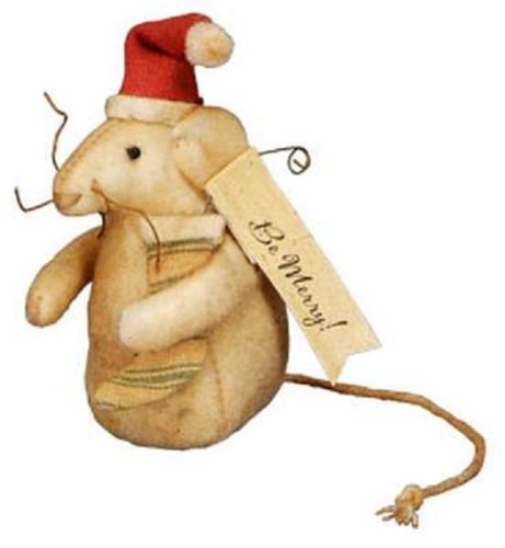 Be Merry Christmas Mouse from Primitives by Kathy