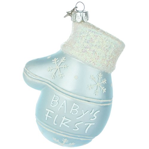 Baby’s First Christmas Blue Mitten Tree Ornament