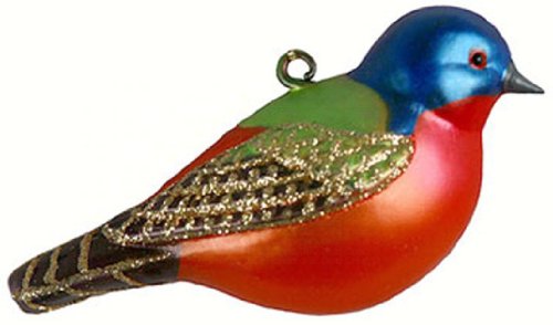 Cobane Studio LLC Painted Bunting Ornament