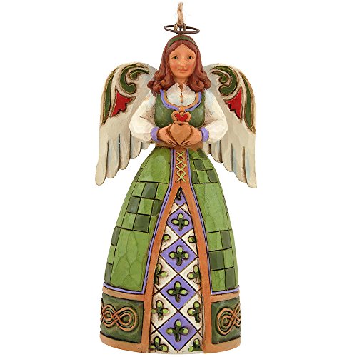 Heartwood Creek Irish Angel with Claddagh Hanging Ornament