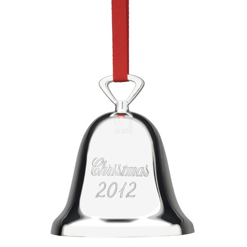 Reed & Barton Christmas 2012 Bell, Year Marked 2012, 3-Inch