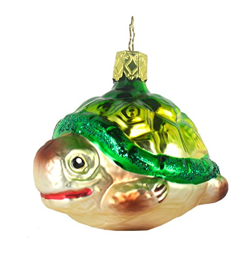 Inge-Glas Slow and Steady Turtle Christmas Ornament
