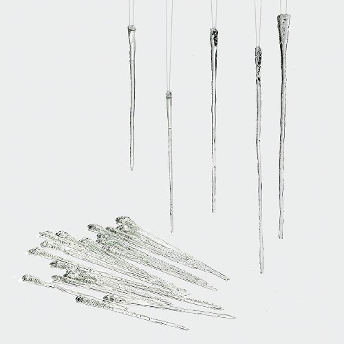 Department 56 Glass Icicle Ornament, Set of 24