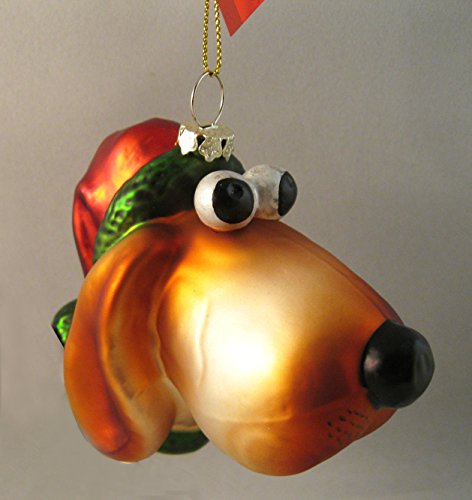 Brown Doggy Christmas Tree Ornament – Pet Dog Xmas Holiday Hanging Decorative Accessory