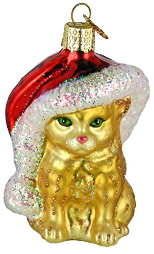 Old World Christmas Santa’s Kitten Ornament