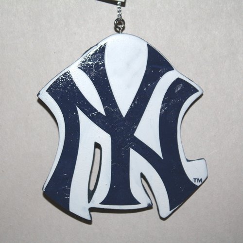 New York Yankees Official MLB 3″ Logo Christmas Ornament by Forever Collectibles