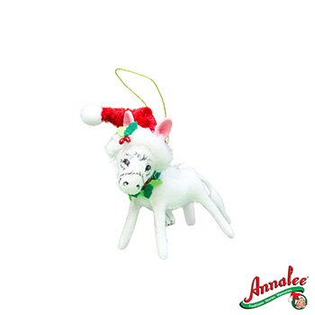 Annalee Mobilitee Christmas Cozy Christmas Donkey 4″