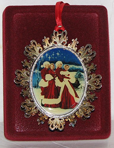 Wallace Holiday Giftware, White Christmas Silverplated Ornament