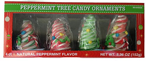 Peppermint Christmas Tree Candy Cane Ornaments