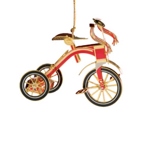 Baldwin Red Tricycle  Ornament