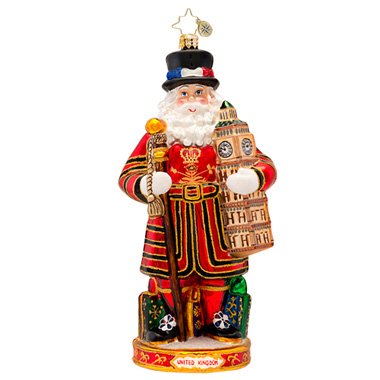 Christopher Radko Christmas Crown Guard Ornament