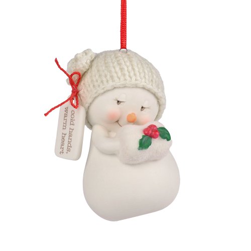 Department 56 Snowpinions Cold Hands Warm Heart Ornament, 3-Inch