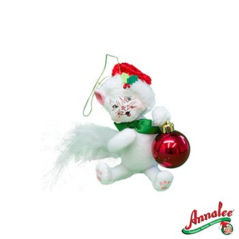 Annalee Mobilitee Cozy Christmas Kitty 4″