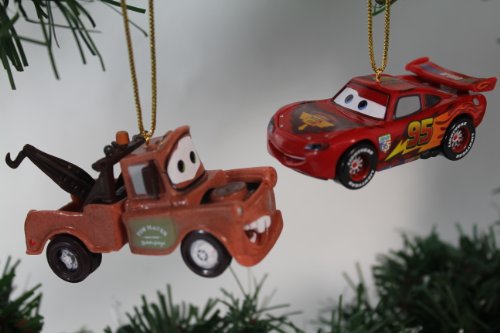 Disney’s Cars “Lightning McQueen & Tow Mater” Ornament Set – Limited Availability – (2) Ornaments Included