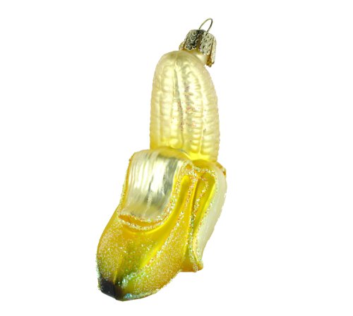 Old World Christmas Peeled Banana Ornament