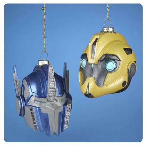 Transformers Bumblebee and Optimus Prime X-Mas Ornament Set Transformers Bumblebee and Optimus Prime X-Mas Ornament Set