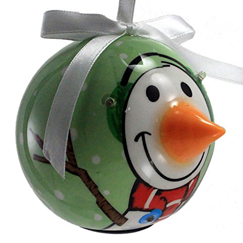 Christmas Hanging Light-Up Ball Ornaments Carrot Nose