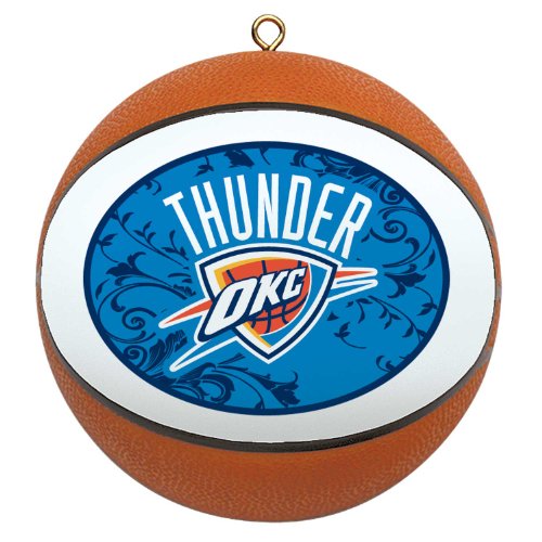 NBA Oklahoma City Thunder Mini Replica Basketball Ornament