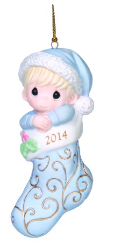 Precious Moments Company Dated 2014 Baby Boy Ornament