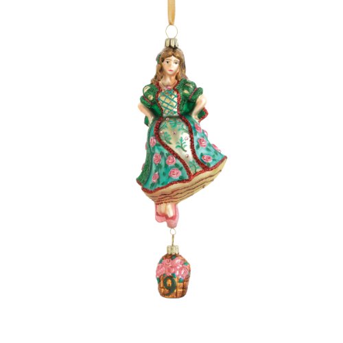 Reed & Barton Nine Ladies Dancing Christmas Ornament, 7-Inch