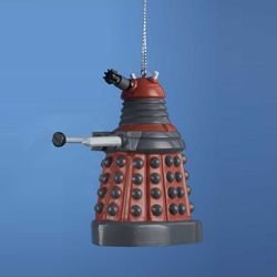 Kurt Adler 3.75-inch Doctor Who Red Dalek Blow Mold Plastic Ornament