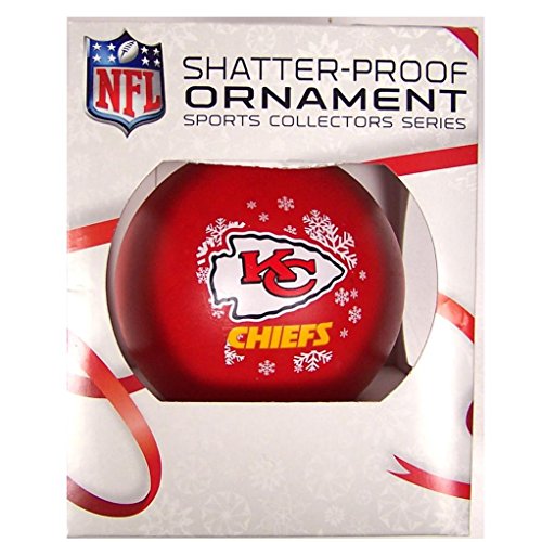 NFL Kansas City Chiefs Shatter-Proof Plastic Ornament