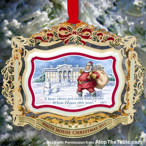 2011 Official White House Christmas Ornament – President Theodore Roosevelt