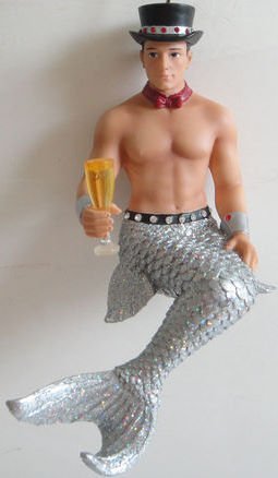 December Diamonds Mr. Champagne Merman Ornament