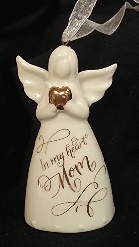 “In My Heart Mom” Angel Bell Christmas Ornament