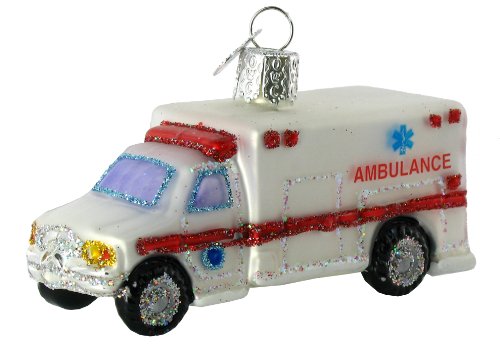 Old World Christmas Ambulance Ornament