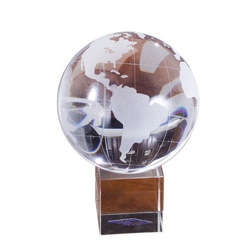 Godinger Crystal Globe On Stand