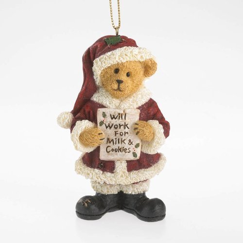Boyds Santa Series Bearstone Holiday Ornament – Cookie Claus