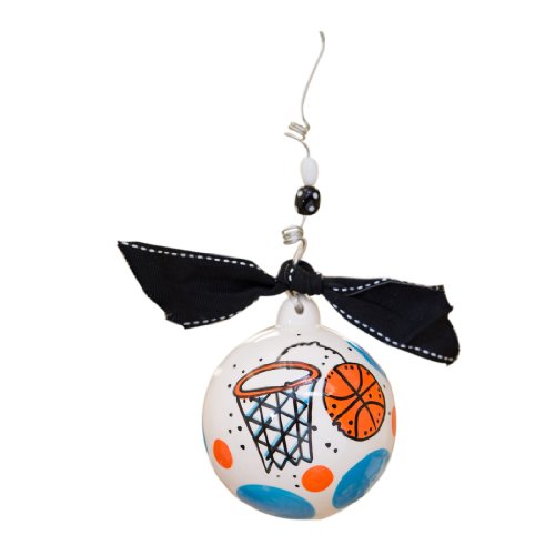 Glory Haus Basketball Ball Ornament, 4 by 4-Inch