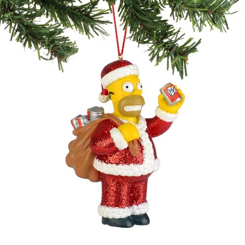 Department 56 The Simpson’s from Santa Homer Ornament