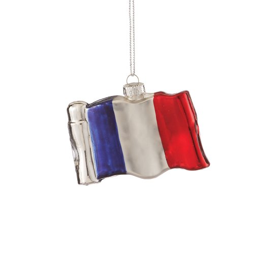 Midwest-CBK 2.25″ France Flag Glass Ornament