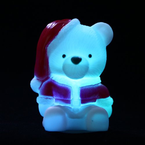 HDE Multi Color Changing Light Up Christmas Xmas Holiday Window Ornament Decorative Statue Figurine Figure (Polar Bears)
