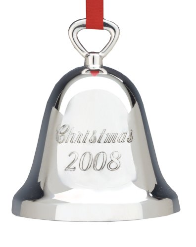 Reed & Barton Annual Silverplated Bell Ornament, Christmas 2008