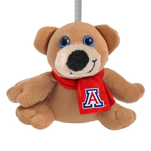 Forever Collectibles 4.5″ Arizona Wildcats Plush Bear with Scarf Ornament