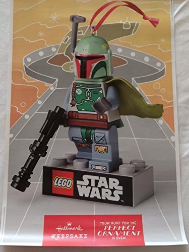 Star Wars Lego Hallmark Boba Fett – D/S 11.5X18 Original Promo Poster Sdcc 2014 Rolled
