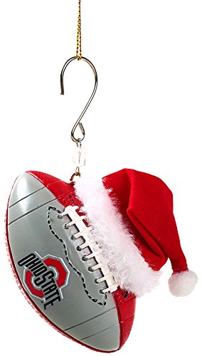 Ohio State Buckeyes Logo Football Christmas Ornament