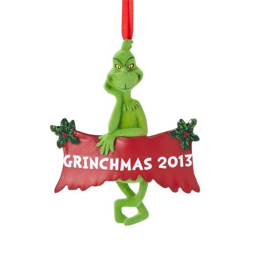 Department 56 Grinch Grinchmas 2013 Ornament, 4.5-Inch