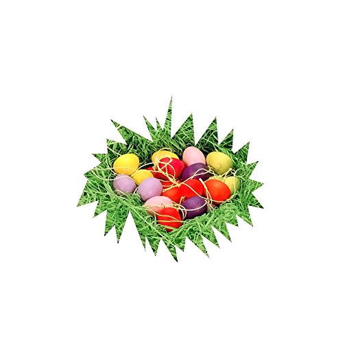 14-0010 – Christian Ulbricht Ornament – Assorted Bright and Pastel colored Eggs – set of 25 – 1″”H x .75″”W x .75″”D