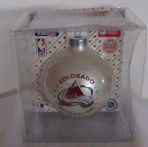 Colorado Avalanche 2 5/8″ Collectors Glass Ornament