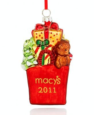 Macy’s Holiday Lane Bag of Gifts 2011 Christmas Ornament