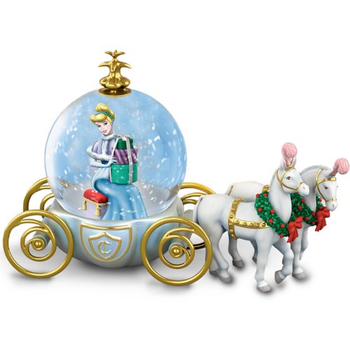 Disney Miniature Cinderella Snowglobe: A Party For A Princess by The Bradford Exchange