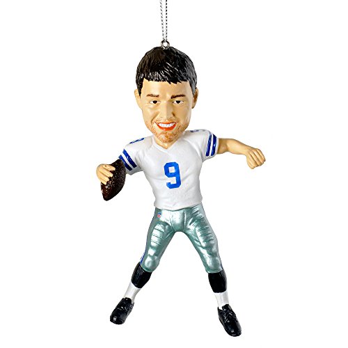 Tony Romo (Dallas Cowboys) Forever Collectibles 4″ NFL Player Ornament