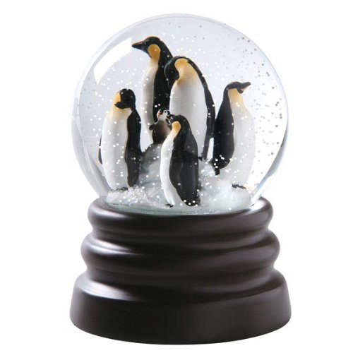 Musical Penguin Snow Globe Plays “Let It Snow”