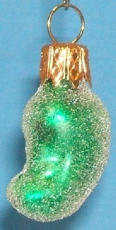 Mini Pickle Polish Glass Christmas Ornament