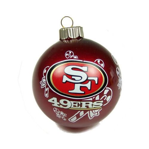 San Francisco 49ers Official NFL 2 5/8 inch 3″ Small Christmas Ornament
